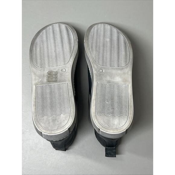 Bueno Rant Chelsea Ankle Boot Sneaker 39 US 8.5-9 Gray Leather Pull On High Top - Picture 6 of 8